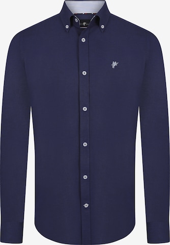 DENIM CULTURE Overhemd 'Elroy' in Blauw: voorkant