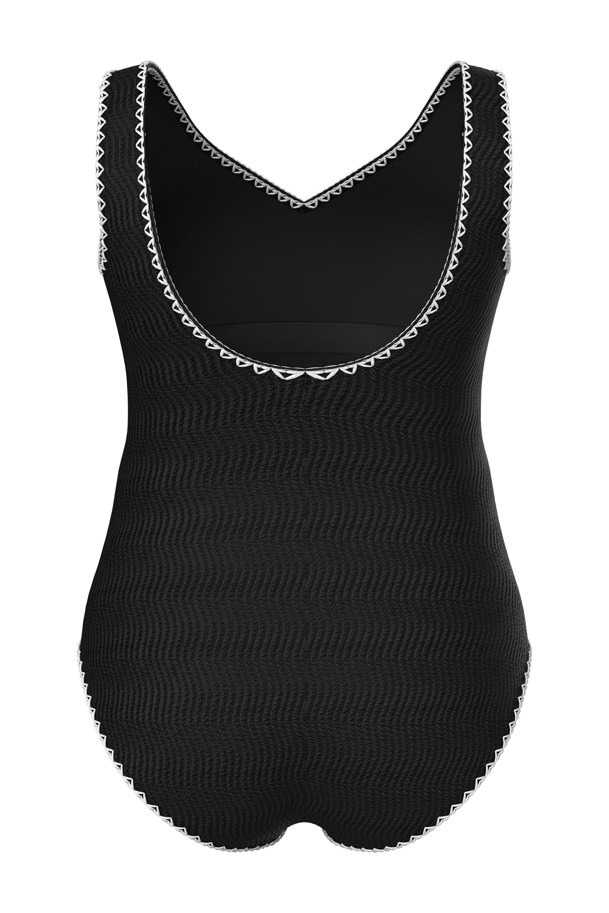 Ulla Popken Badpak in Zwart