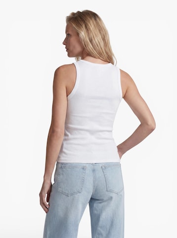 PIECES Top 'PCMAY' in White