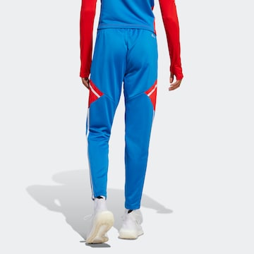 ADIDAS SPORTSWEAR Regular Workout Pants 'Bayern München Condivo 22' in Blue