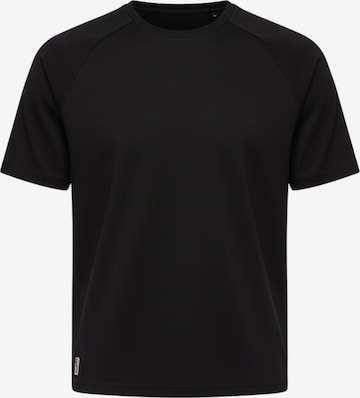Ombre Shirt in Zwart: voorkant