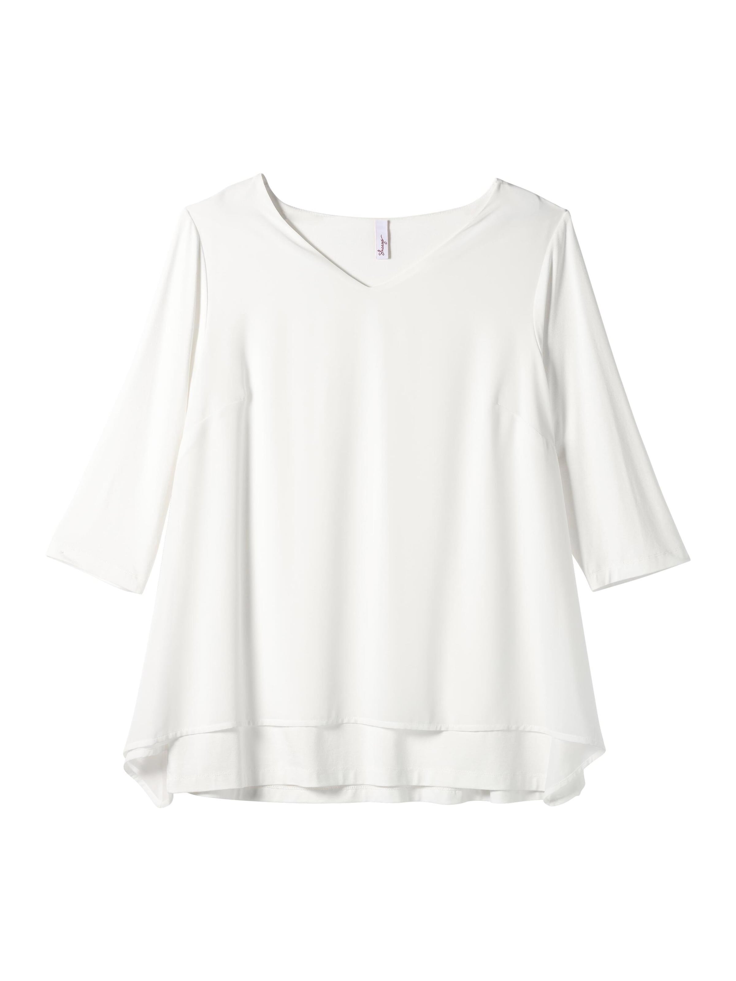 Camicia da donna di SHEEGO in bianco: frontale