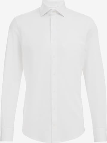 WE Fashion Slim Fit Skjorte i hvit: forside