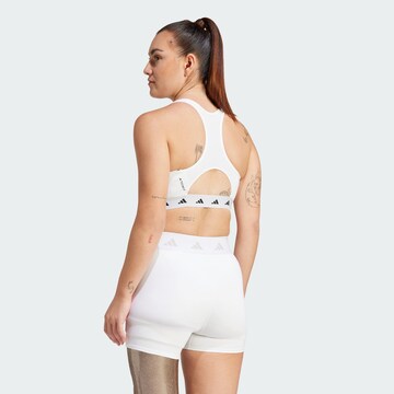 Bustier Soutien-gorge de sport 'Powerreact' ADIDAS PERFORMANCE en blanc