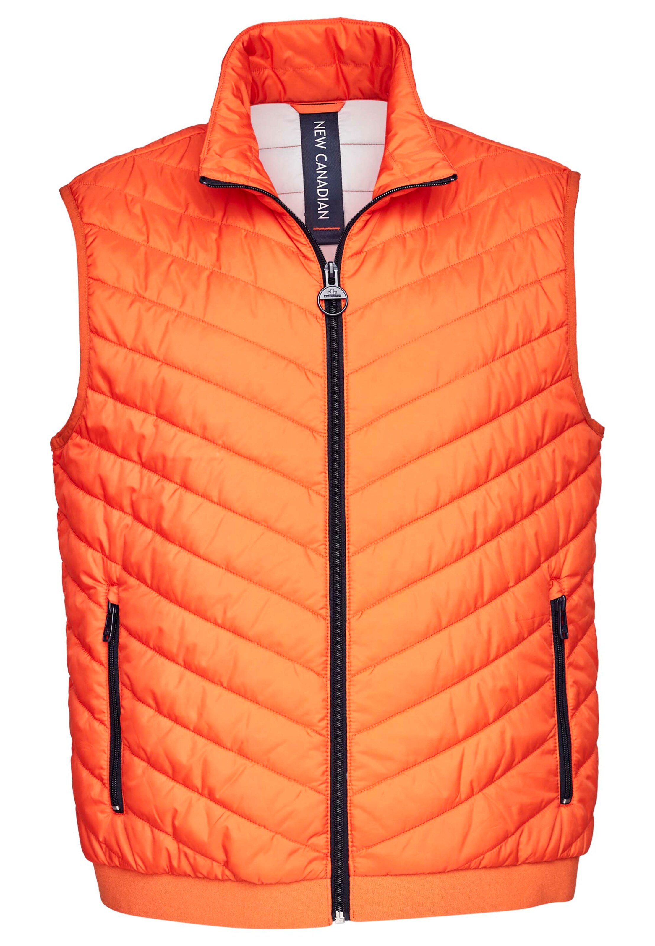 NEW CANADIAN Vest in Orange: front