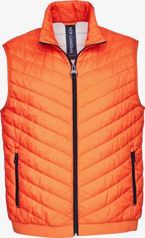 NEW CANADIAN Vest in Orange: front