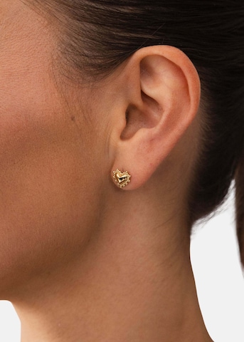 Boucles d'oreilles 'Delicate Heart' PURELEI en or : devant