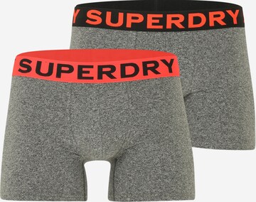 Boxeri de la Superdry pe gri: față