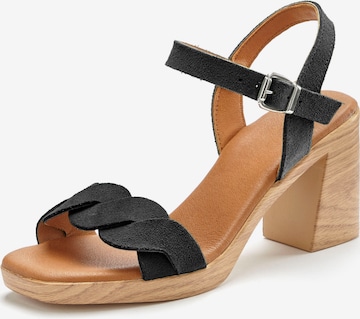 LASCANA - Sandalias en negro: frente