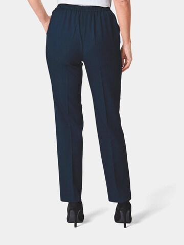 Goldner Slimfit Hose 'Martha' in Blau