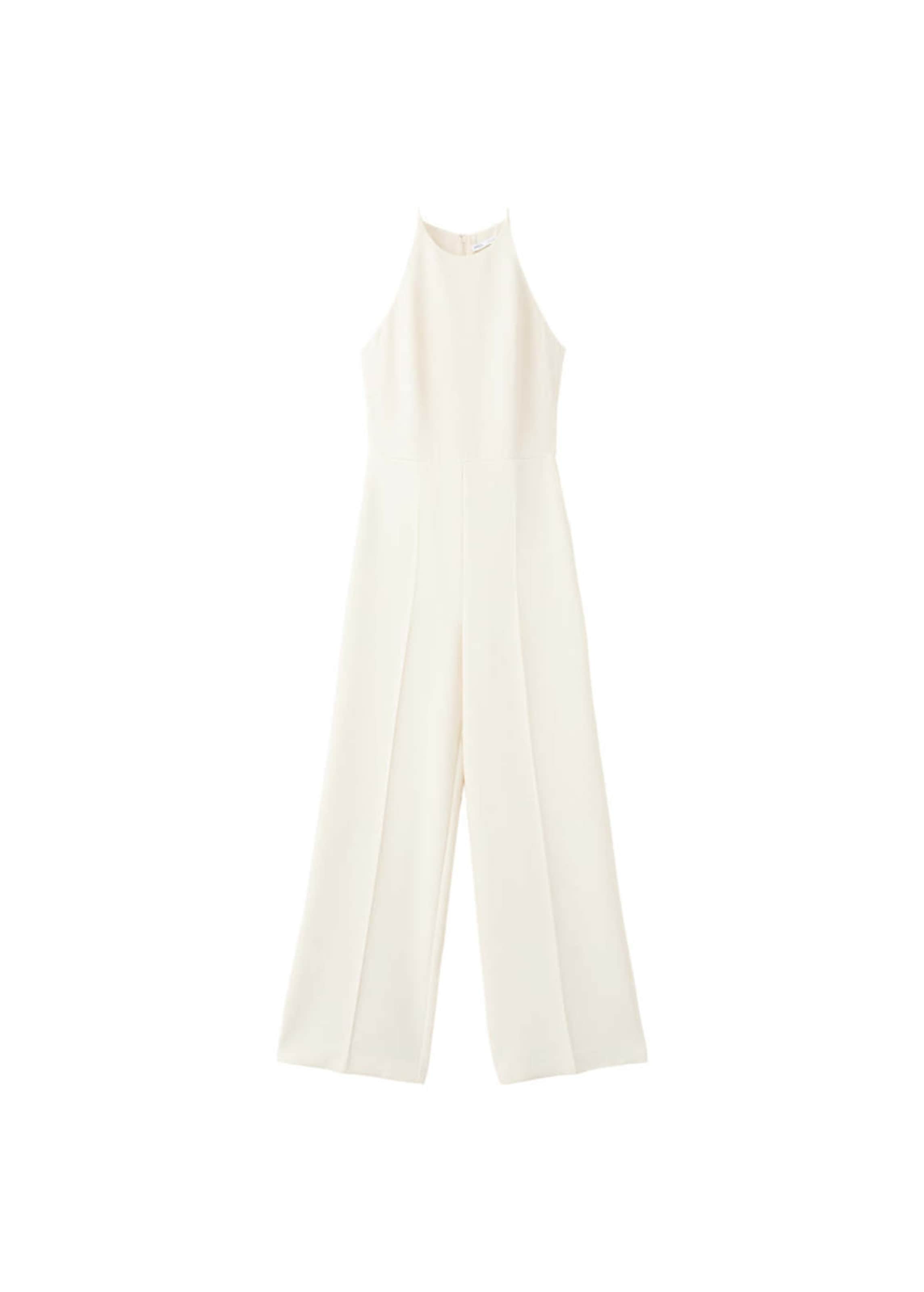 MANGO Jumpsuit in Beige: Vorderseite