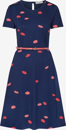 Mademoiselle YéYé Sommerkleid in dunkelblau / rot, Produktansicht
