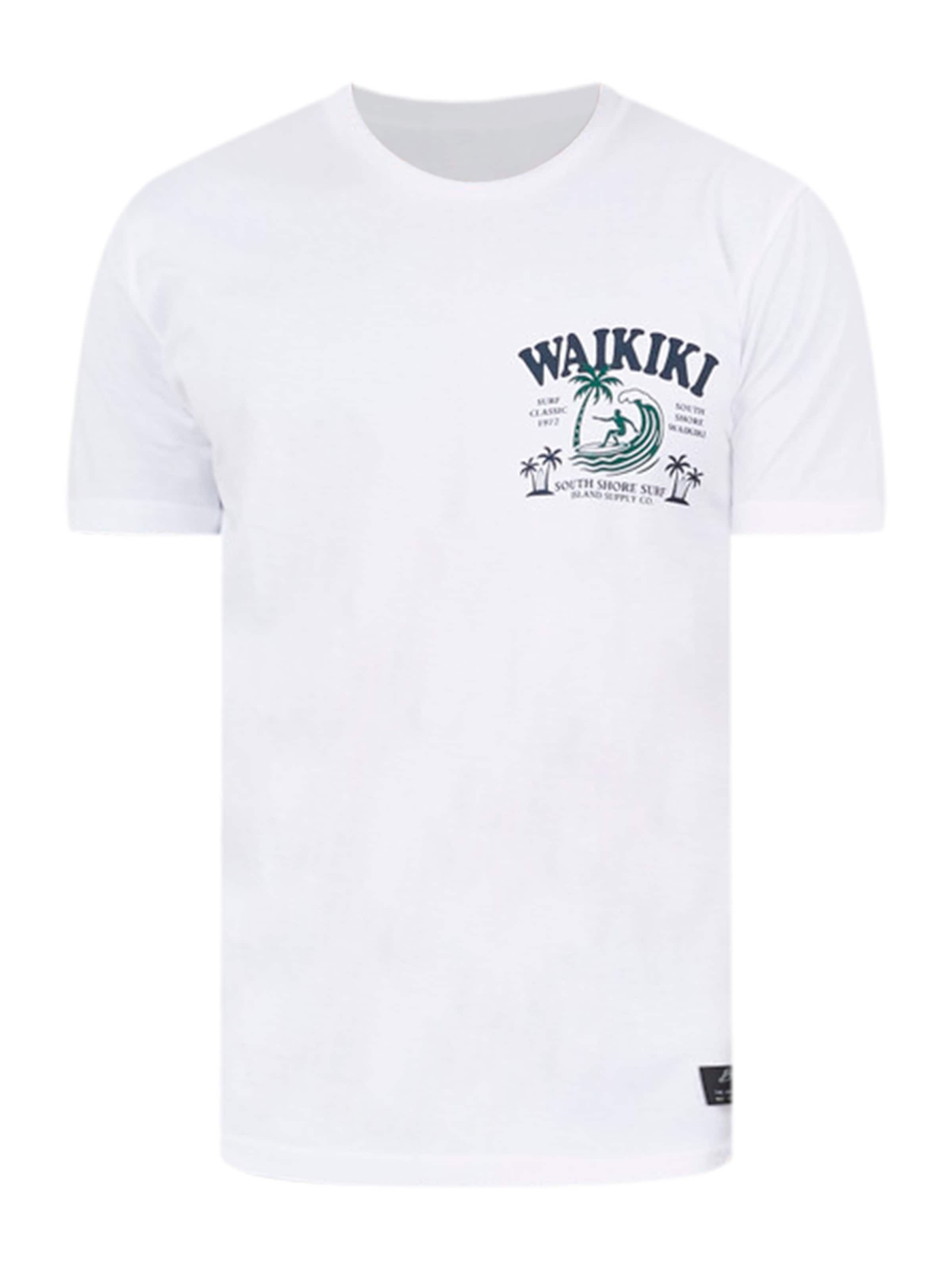 T-Shirt BRAVE SOUL en blanc : devant