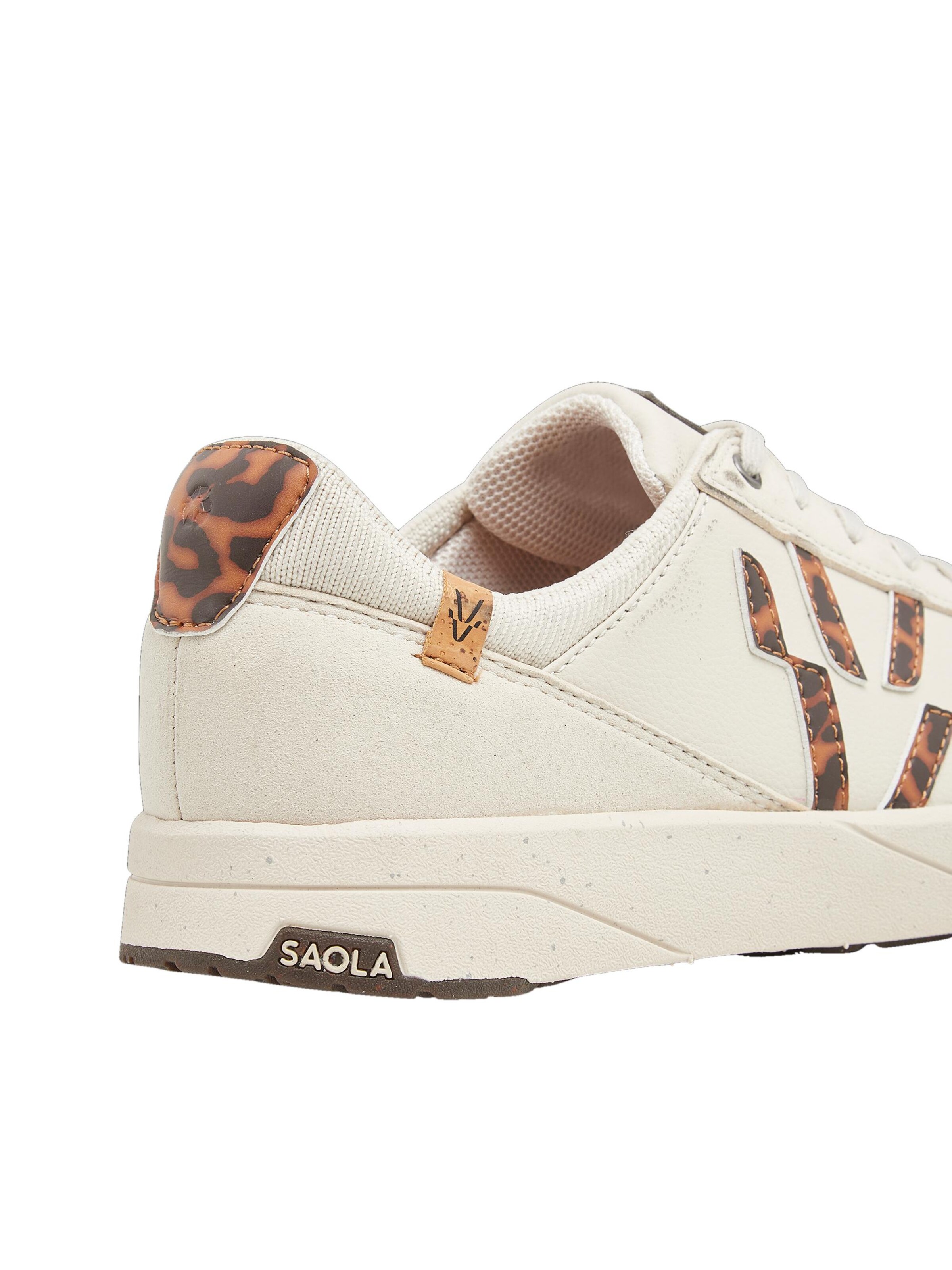 SAOLA Schnürschuh 'Cali W Sand Leopard'‌‌‌‌‌‌ in Weiß
