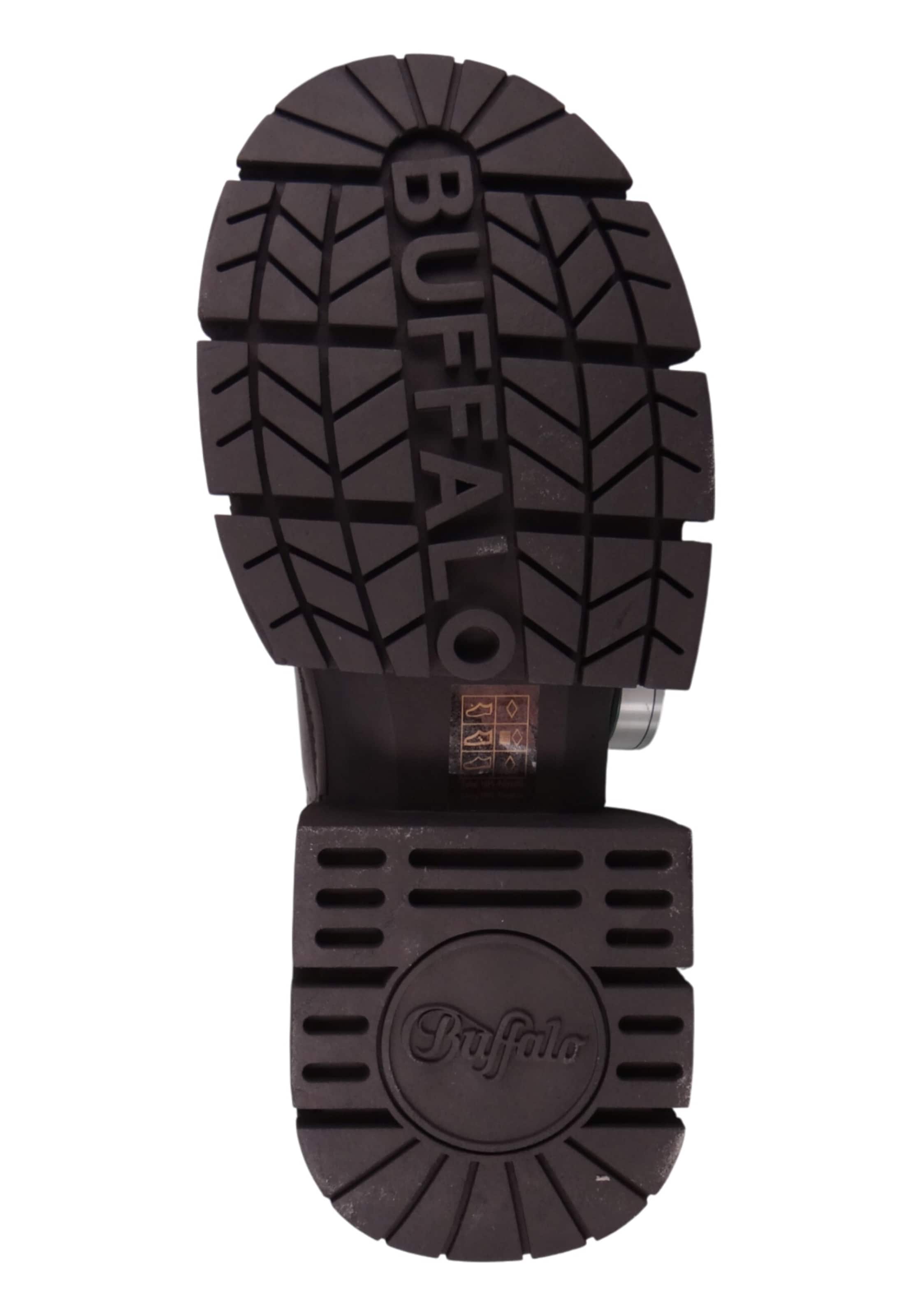 BUFFALO Enkellaarsjes in Zwart