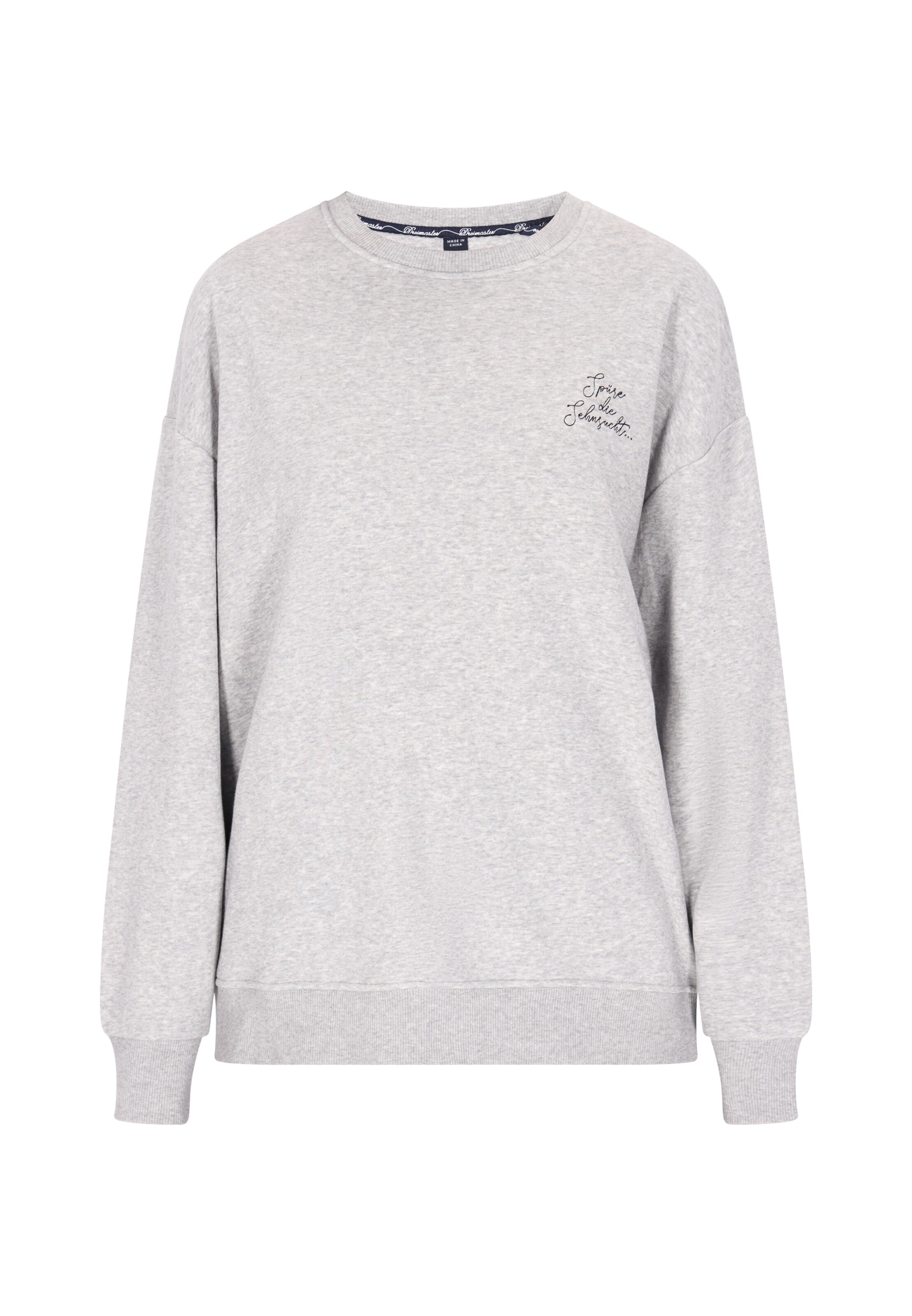 DreiMaster Vintage Sweatshirt in Grijs: voorkant