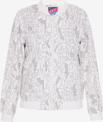 Veste mi-saison UCY en blanc : devant