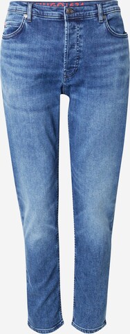 Tapered Jeans di HUGO in blu: frontale