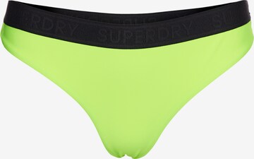 Superdry Bikini Bottoms in Green: front