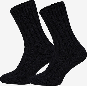 HomeOfSocks Socks 'HOS208' in Black: front