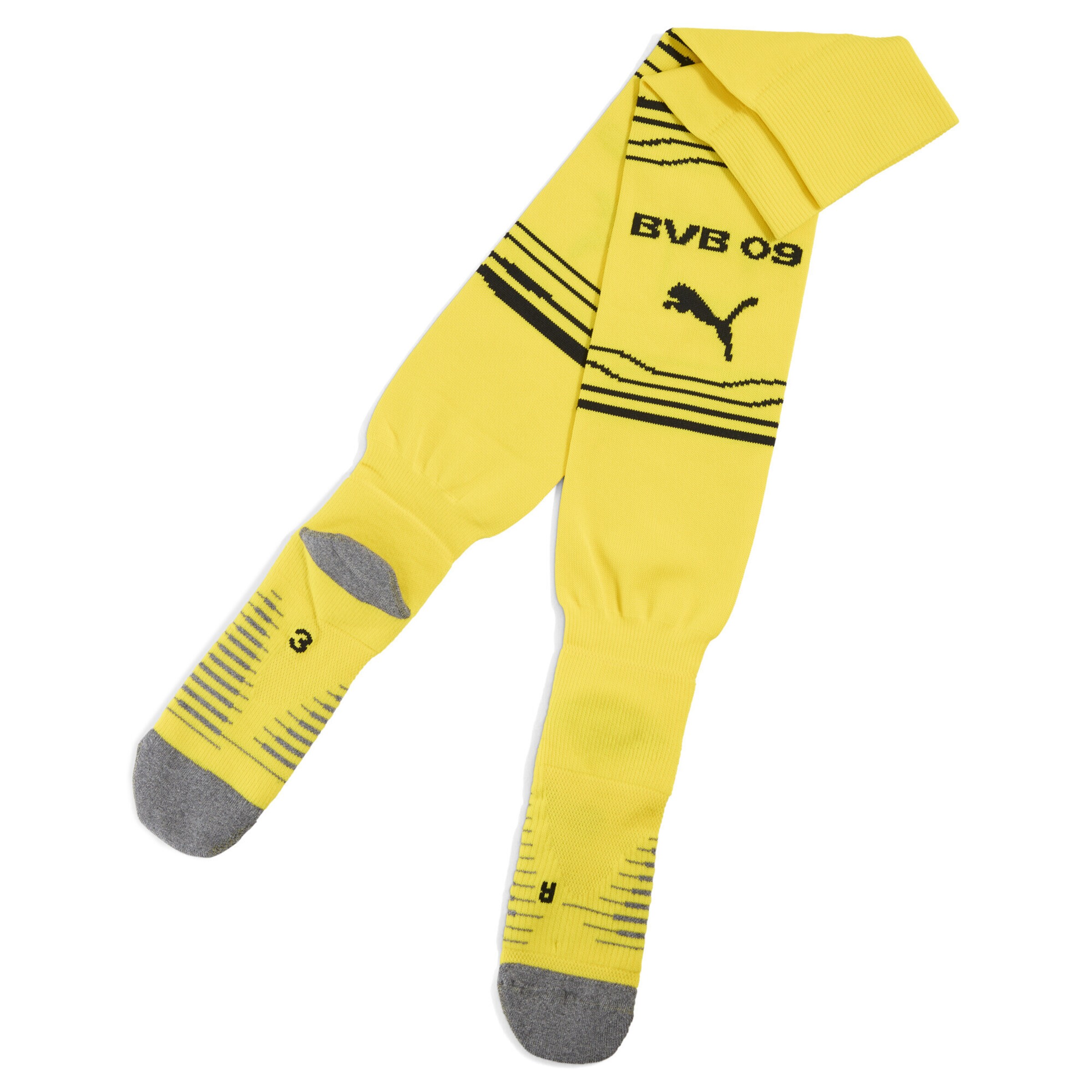 PUMA Sportsocken 'Borussia Dortmund 25/26' in Gelb: Vorderseite