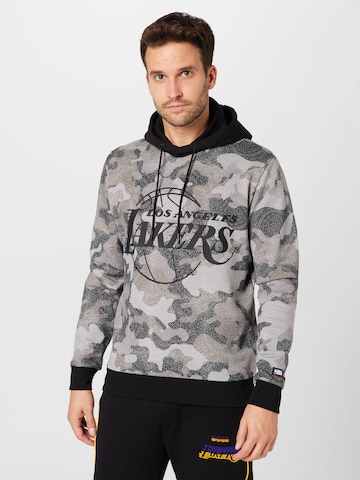 BOSS Orange Sweatshirt 'NBA' in Grey: front