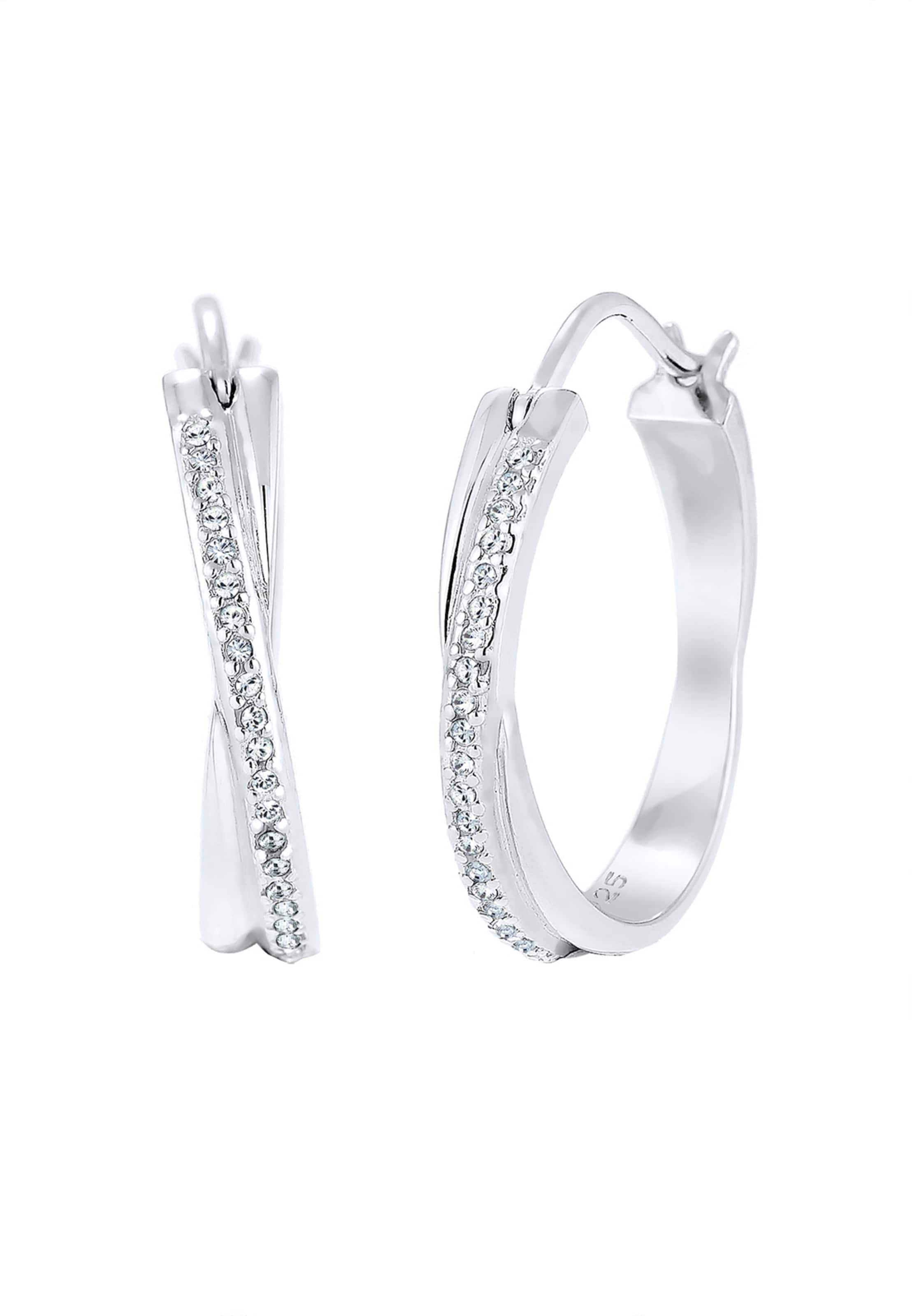 ELLI Ohrringe in Silber: Vorderseite