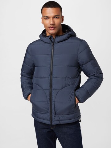 Scalpers Winter Jacket 'MIL' in Blue: front