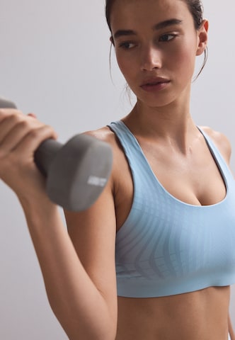 Next Bustier Sport bh in Blauw