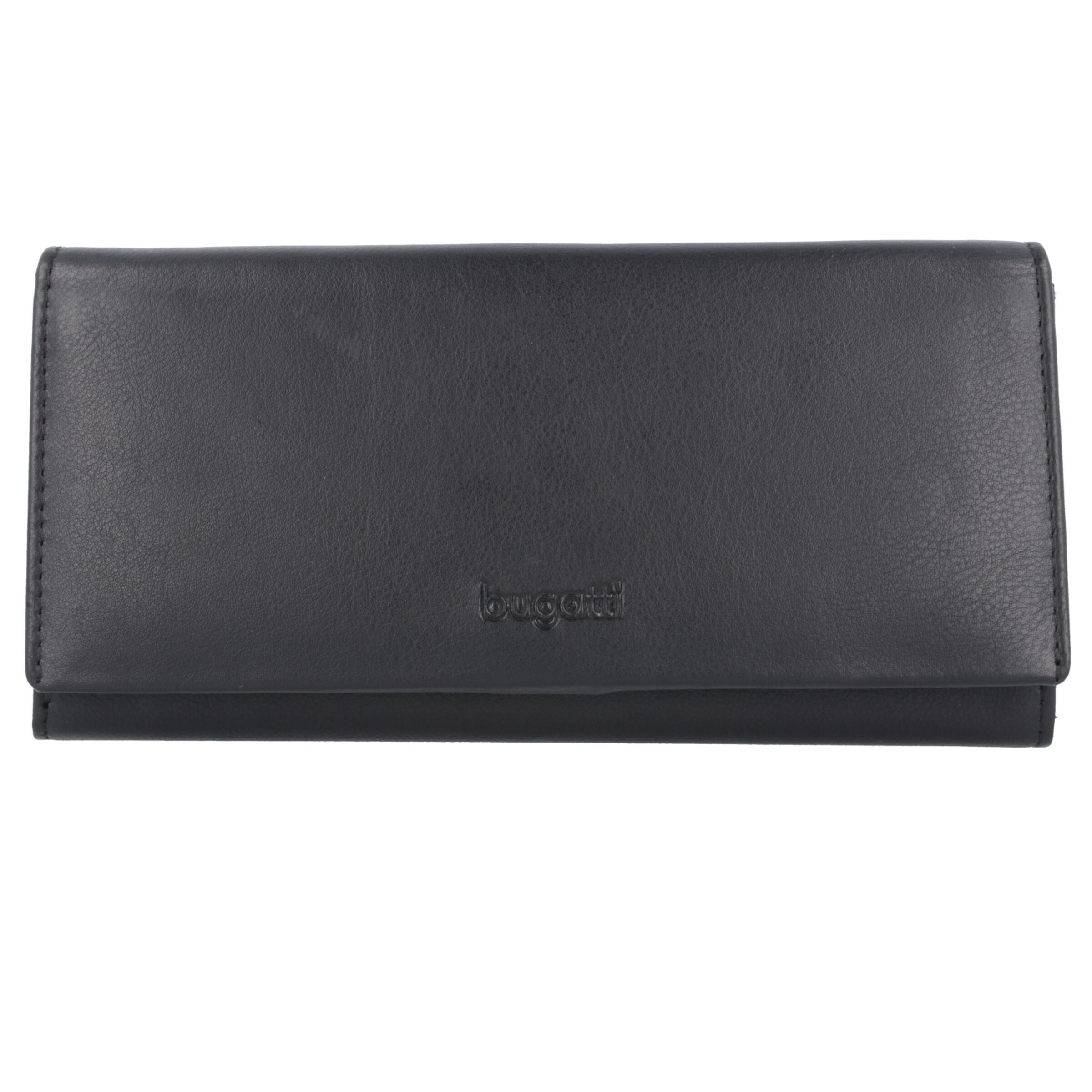 bugatti Portemonnee 'Vertice' in Zwart: voorkant