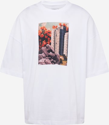 T-Shirt TOPMAN en blanc : devant