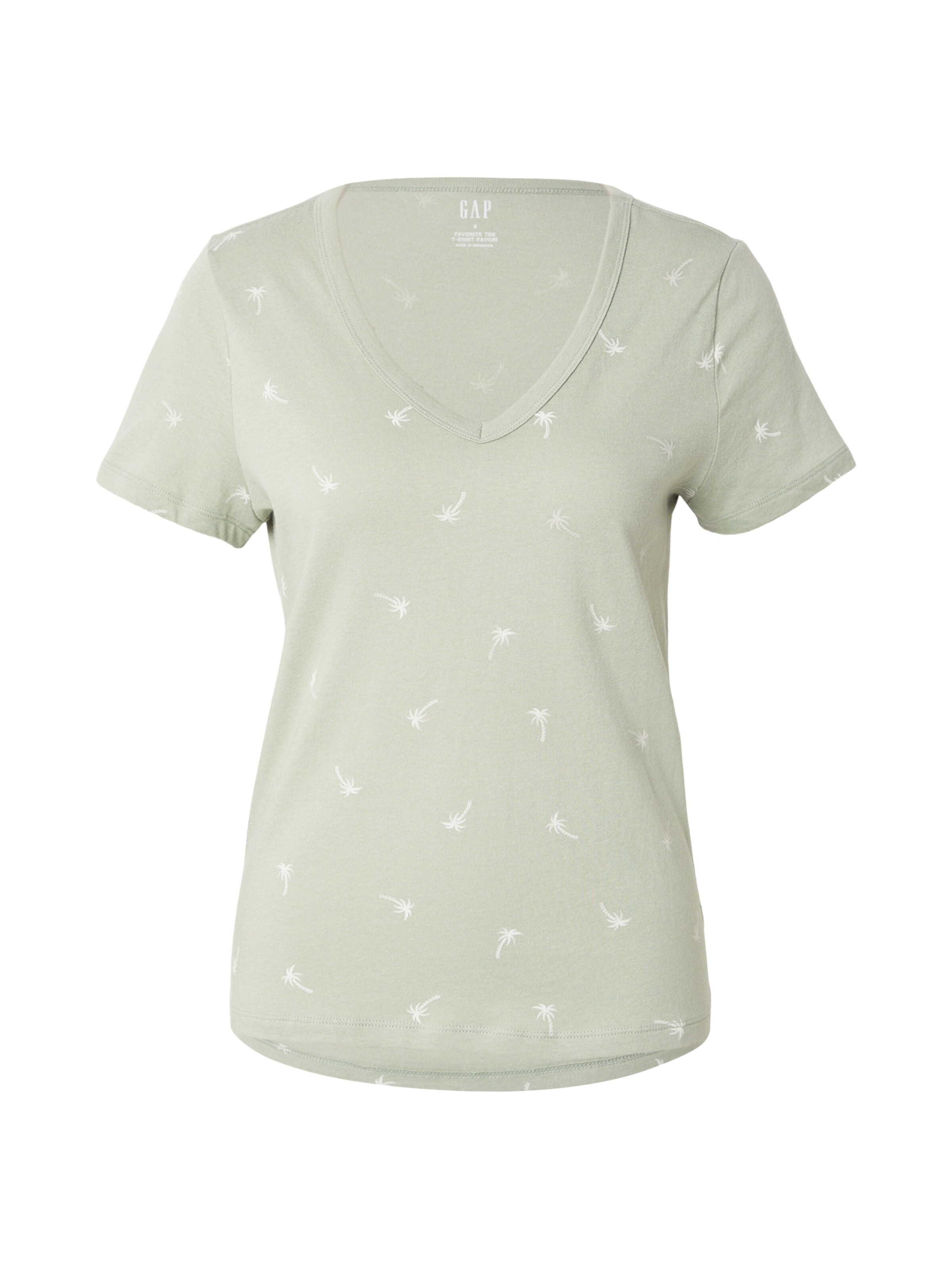 Tricou de la GAP pe verde: față
