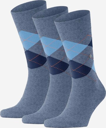 Chaussettes BURLINGTON en bleu : devant