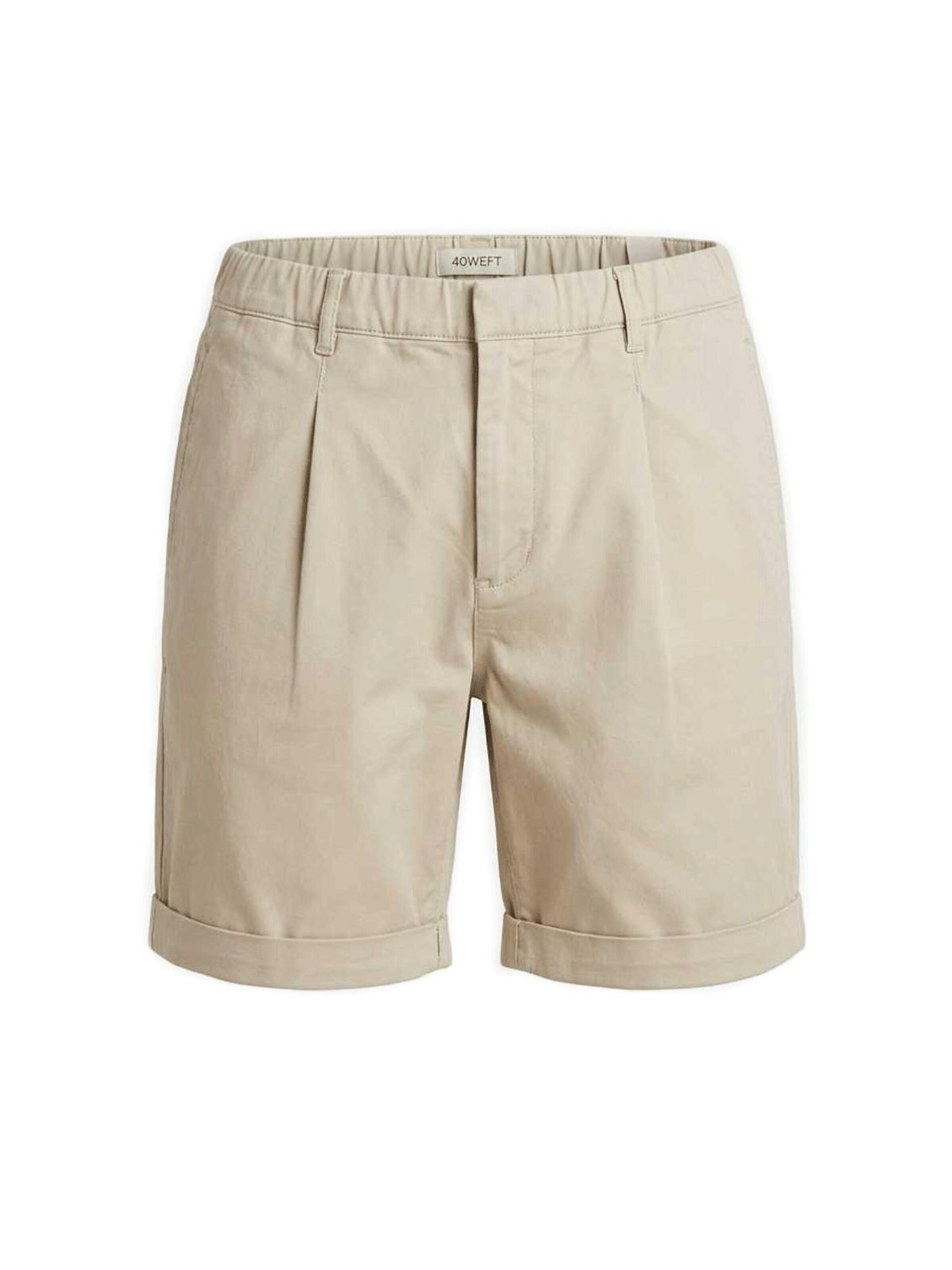 regular Pantaloni di 40weft in beige: frontale