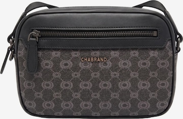 Sacs à main 'Mini sacoche Chabrand noir en toile enduite siglée garnie cuir' Chabrand en noir : devant