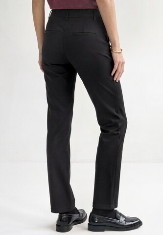 STREET ONE Bootcut Hose in Schwarz