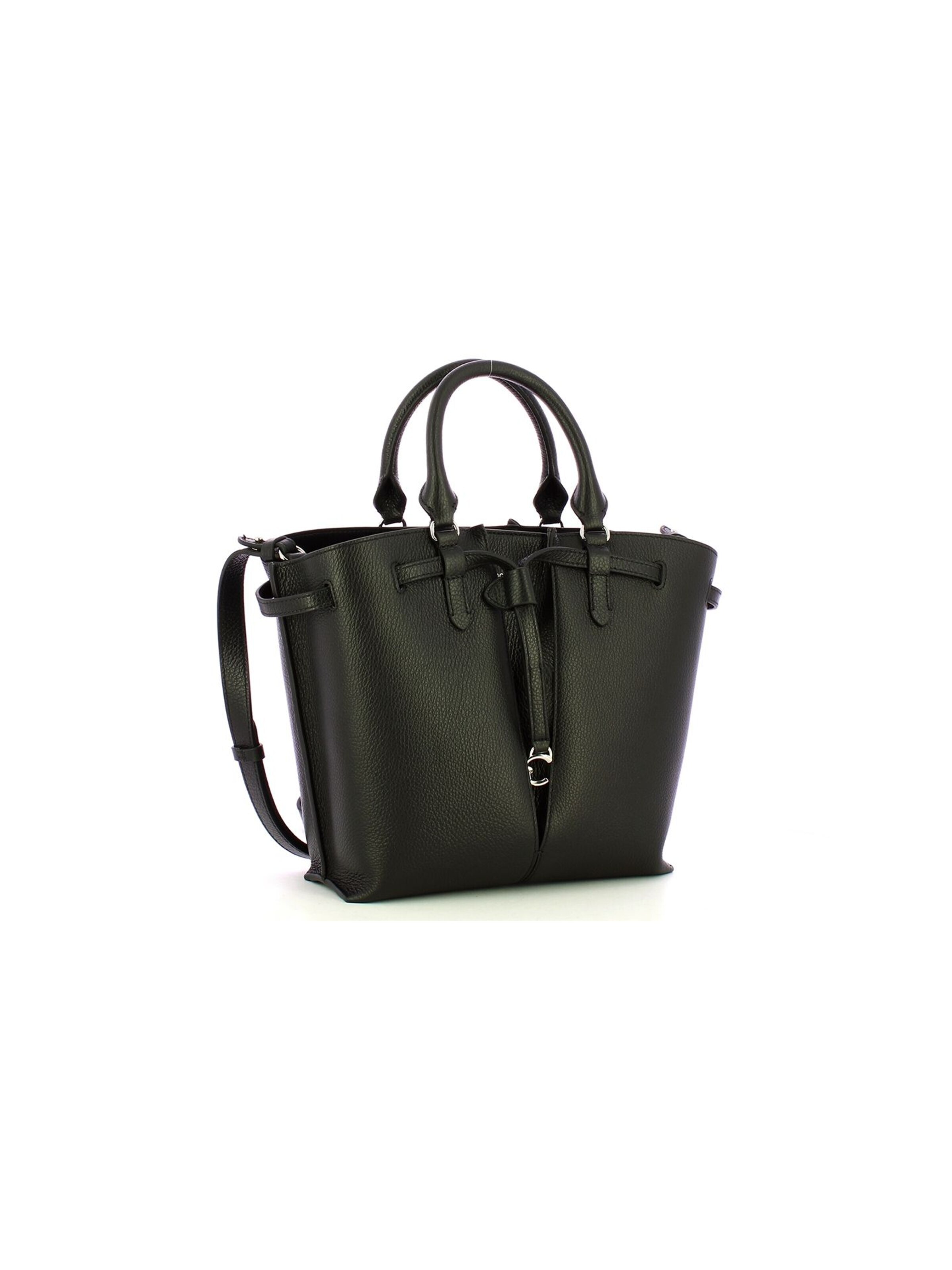 Coccinelle Handbag 'Flores Medium 25x27x9 cm' in Black