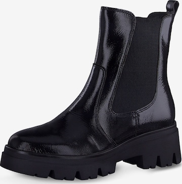 TAMARIS Chelsea Boots in Black: front