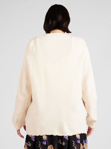 ONLY Carmakoma Cardigan 'Rositta' i beige