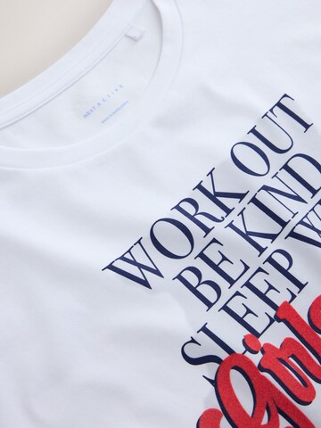 T-shirt Next en blanc