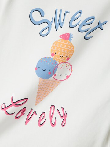 Maglietta 'NMFVIX' di NAME IT in bianco
