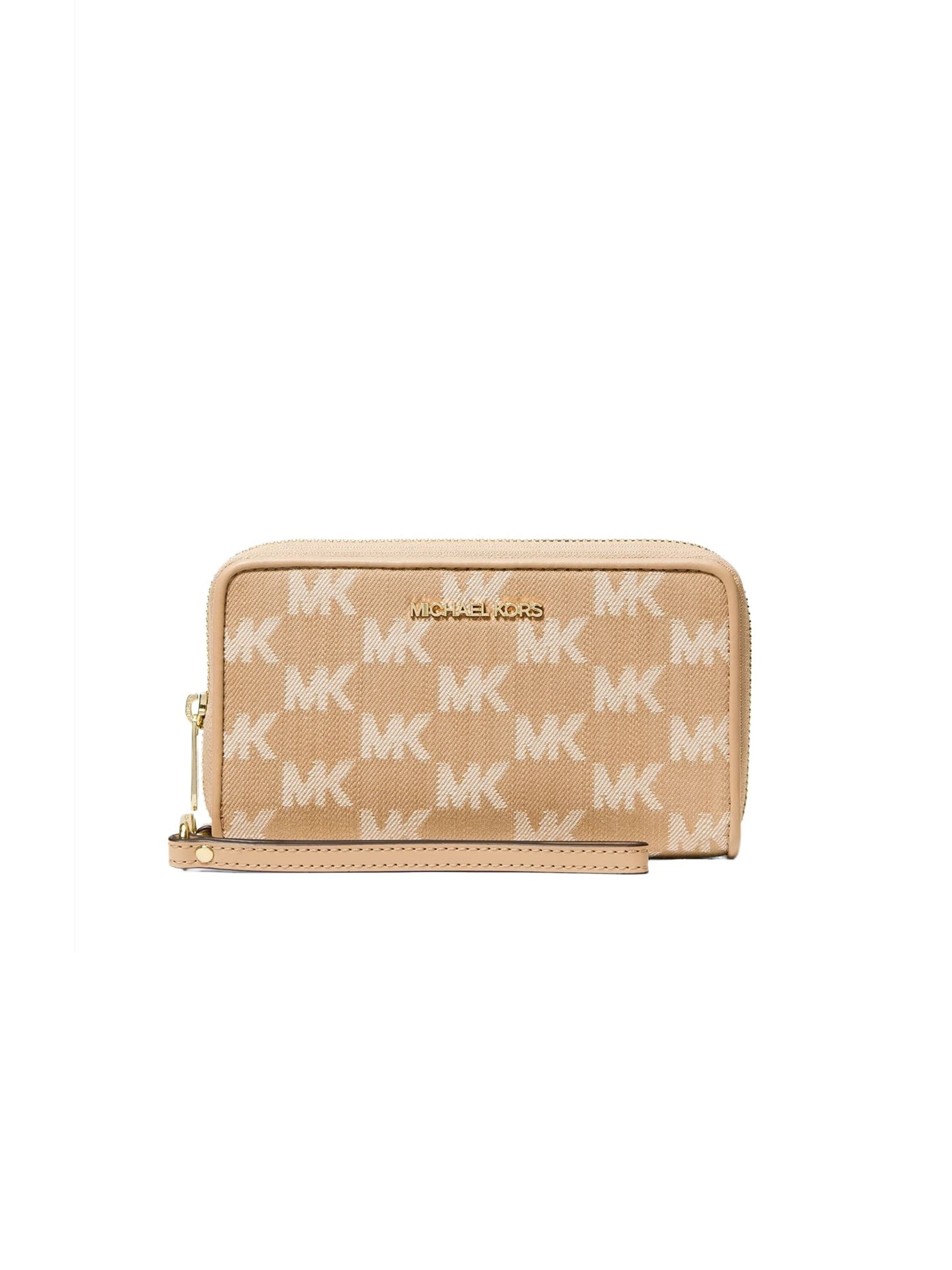 Michael Kors Portemonnaie 'Lg Flat Mf Phn Case'‌‌‌‌‌‌‌‌ in Beige: Vorderseite