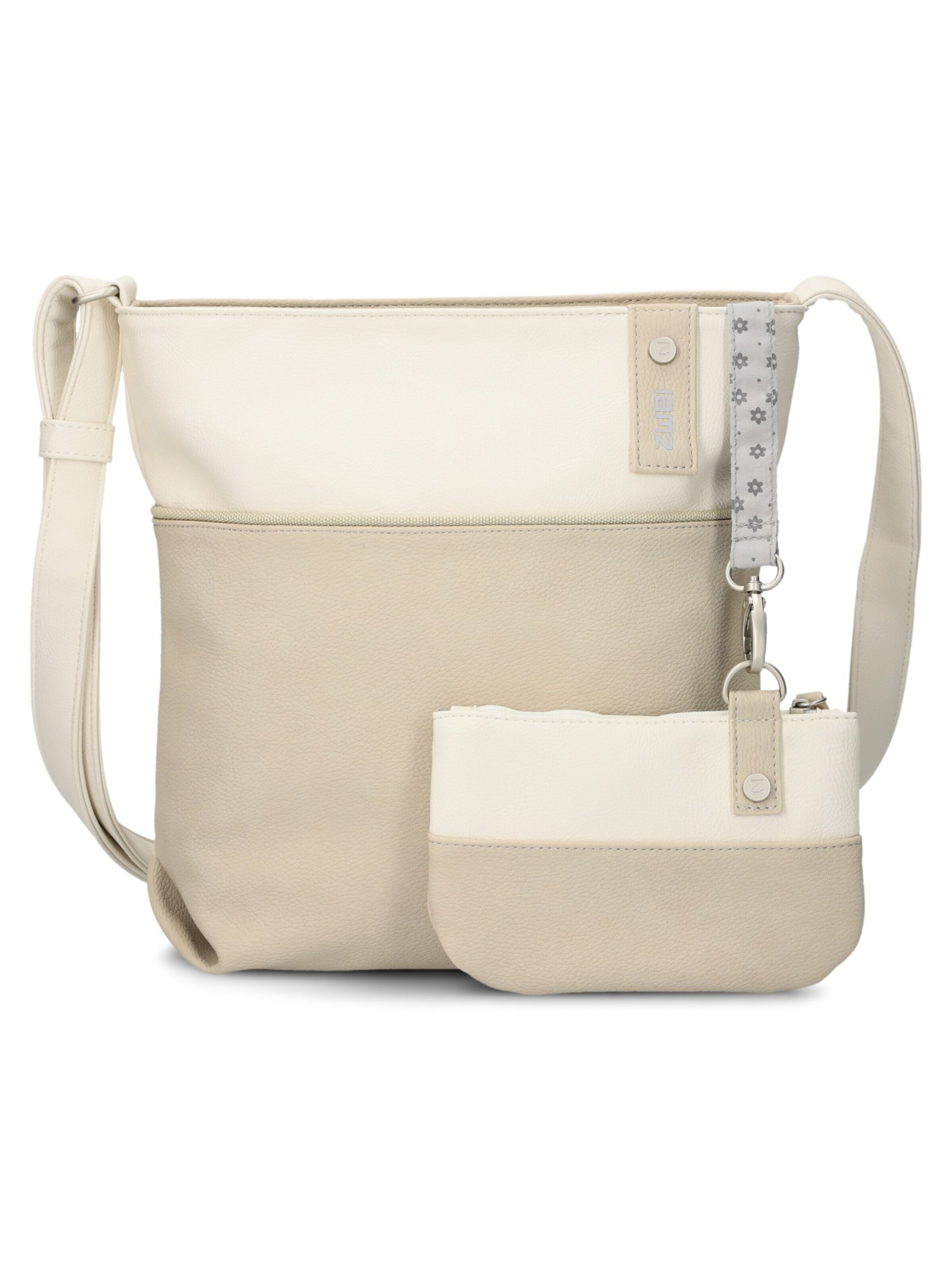 ZWEI Umhängetasche 'Jana J10' in Beige: Vorderseite