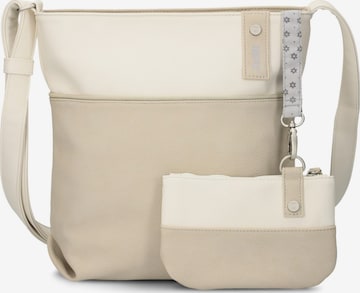 ZWEI Umhängetasche 'Jana J10' in Beige: Vorderseite