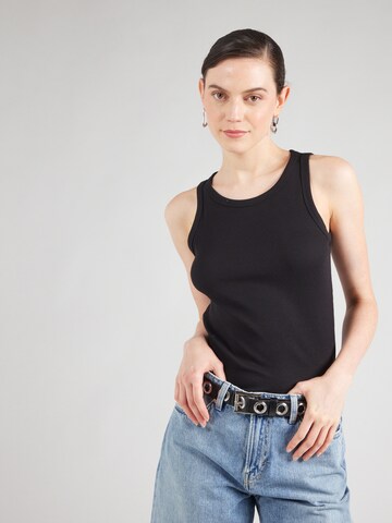Top di s.Oliver in nero: frontale