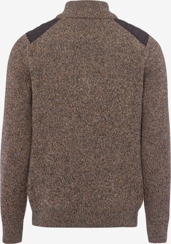 BRAX Sweater 'Santo' in Brown
