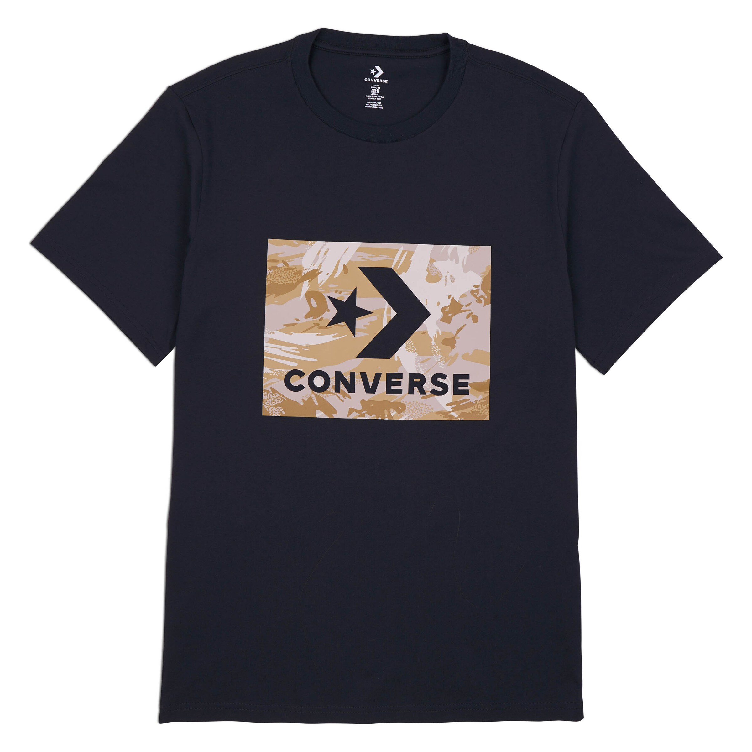 CONVERSE Shirt in Schwarz: Vorderseite