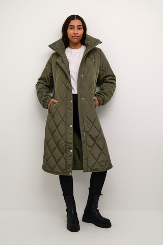 Kaffe Between-seasons coat in Green