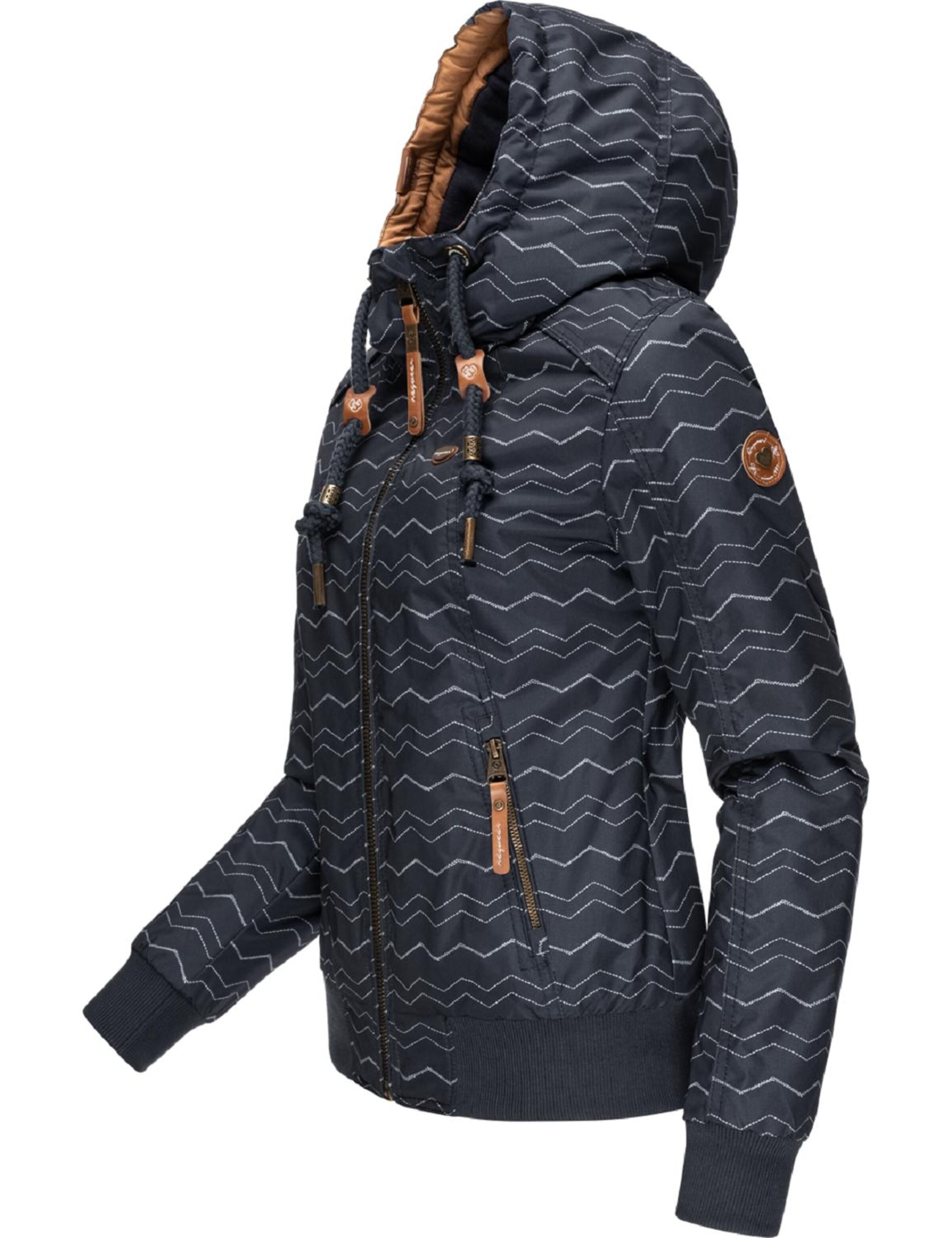 Ragwear Winter Jacket 'DRUNA' in Blue