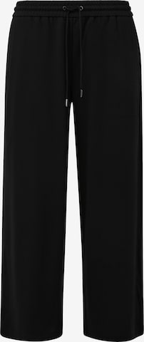 Wide Leg Pantalon s.Oliver CURVE en noir : devant